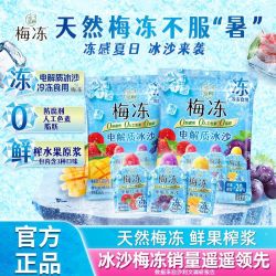 溜溜梅 电解质冰沙梅冻240g葡萄杨梅芒果口味零食