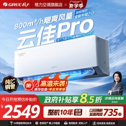 格力 云佳Pro系列 新一级能效 壁挂式空调