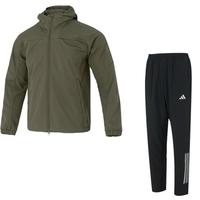 adidas 男装上衣梭织夹克连帽休闲保暖运动外套男裤宽松长裤