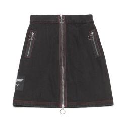 BOY LONDON 复古时尚丹宁休闲绗缝女式牛仔半身裙