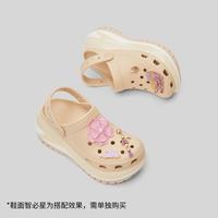 crocs 檀健次推荐款 卡骆驰 经典光轮洞洞鞋厚底沙滩鞋女鞋