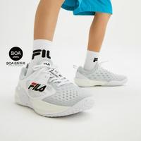 FILA 男中大童(33-42)轻便运动鞋男童鞋柔软回弹透气日常网球鞋