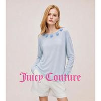Juicy Couture 松弛感宽松长袖t恤秋冬款法式气质女式上衣