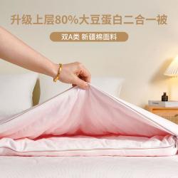 IVYKKI 全棉80%大豆被芯上层四季被子空调春秋被学生宿舍子母二合一被