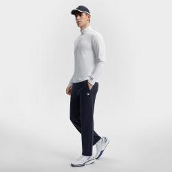 FILA 男装运动休闲裤男士网球保暖简约百搭基础直筒针织长裤
