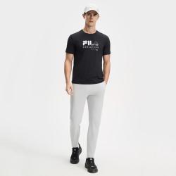 FILA 男装运动休闲裤男士防晒跑步健身基础针织长裤