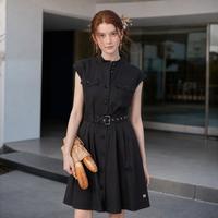 TEENIE WEENIE 小熊女装连衣裙夏季时尚简约气质优雅通勤无袖裙子