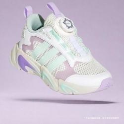 adidas 幼儿园上学PLAYFLEX HABU K柔软轻便低帮小童休闲鞋