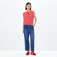 XII BASKET 十二篮宽松时尚萝卜裤莱赛尔棉牛仔裤女