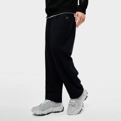 FILA 男装FUSION系列时尚运动休闲裤男士宽松微弹直筒针织长裤