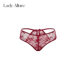 LADYALLURE 「LA」Talis·蜜里调情丨性感镂空美臀蕾丝蝴蝶结约会小心机内裤