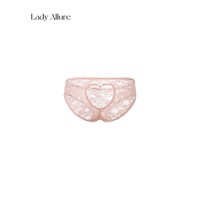 LADYALLURE 「LA」Paula·软控原理丨软蕾丝爱心镂空交叉绑带蝴蝶结女士内裤
