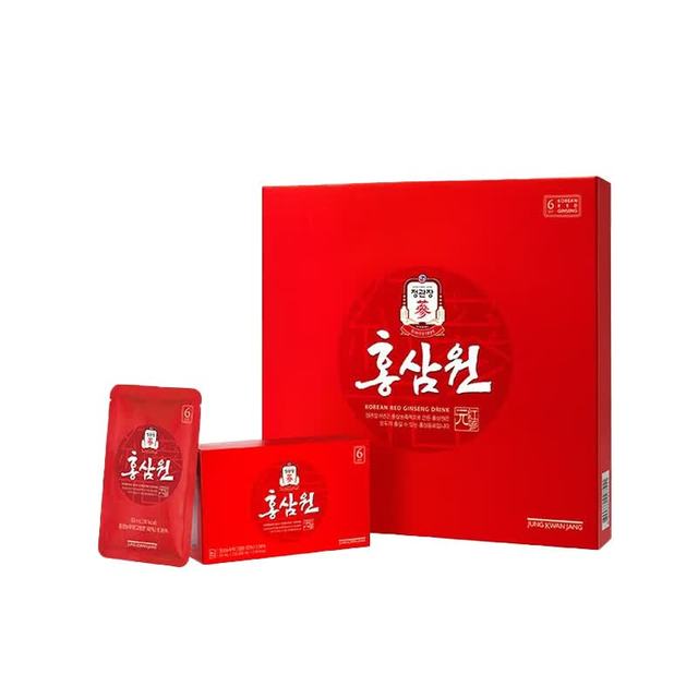 正官庄 6年根红参元液 红参元50ml*42包