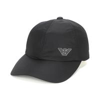 EMPORIO ARMANI 鹰标软顶鸭舌帽
