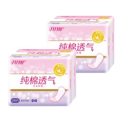 月月舒 迷你巾消毒级护翼护垫卫生巾棉柔透气小姨妈巾