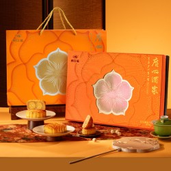 广州酒家 非凡臻品月饼礼盒805g*1盒