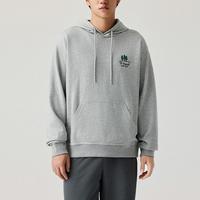 安踏 连帽松弛感宽松卫衣春秋男套头长袖潮流时尚印花针织男装上衣