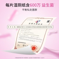 洁比兔 益生菌湿厕纸可擦私处经期孕妇女士专用便携小包私处湿巾独立包装
