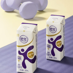伊利 舒化 高钙牛奶220ml*24盒/箱  适合乳糖不耐受 礼盒装 6月产 舒化高钙无乳糖牛奶