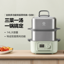 北鼎 电蒸锅不锈钢电蒸锅多功能家用一体大容量蒸箱