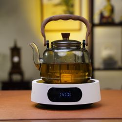 全新1500W智能电陶炉多功能煮茶器保温蒸茶煮茶花茶白茶