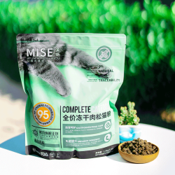 mise 全价全阶段鱼肉肉松冻干猫粮无谷物1.5kg