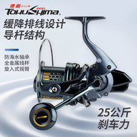 德岛 TOKUSHIma/德岛DG纺车轮全金属远投轮防海水渔轮1万型猫鱼轮海钓