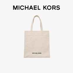 MICHAEL KORS 女士白色帆布手提包