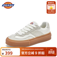 Dickies 男士德训鞋低帮休闲鞋男鞋透气运动休闲板鞋平底鞋 米灰 40