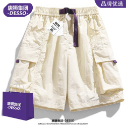 DESSO 唐狮集团DESSO短裤工装运动五分裤男女宽松百搭休闲夏新款多口袋