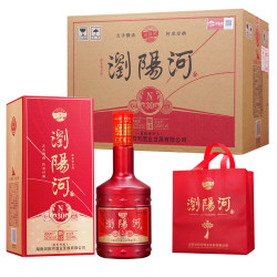 瀏陽河 浏阳河酒整箱52度500ml6瓶浓香型白酒粮食酒礼盒装52度