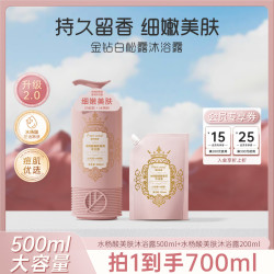 植物语录 Plant voice水杨酸烟酰胺嫩肤持久留香香氛保湿沐浴露沐浴乳-YTT