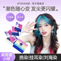 忆丝芸 彩虹刘海染发膏小样挑染染发剂自己在家染挂耳染发尾染显白
