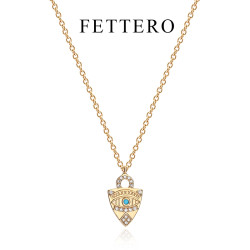 fettero 铜合金项链 高定设计锁骨链女饰品