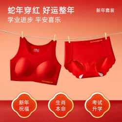 贝迪纯 7A抗菌少女发育期矫姿内衣内裤套装学生初中生