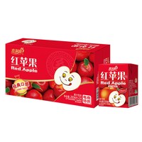 惠尔康 红苹果果味饮料经典夏季烧烤解腻苹果汁200ml*24盒电商款