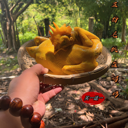 古法盐焗老鸡脆皮有嚼劲广式盐焗鸡手撕方便菜整只现做