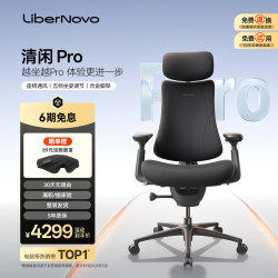 LiberNovo 动态人机工学椅电竞椅办公椅电脑椅OC1 Pro石墨灰标准版