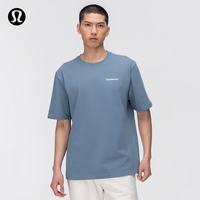 lululemon Heavyweight 男士高克重棉质针织T恤 钢青 M