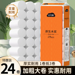 实惠大卷纸家用加厚干湿两用亲肤厕纸卫生间手纸亲肤ZB1
