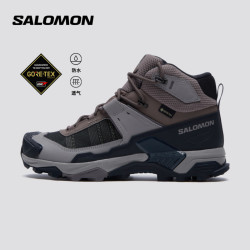 萨洛蒙 X ULTRA 5 MID GTX 防水透气 铁灰色 43 徒步鞋