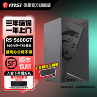 微星 5600GT核显家用小型商务电脑台式机商用办公炒股DIY电脑主机