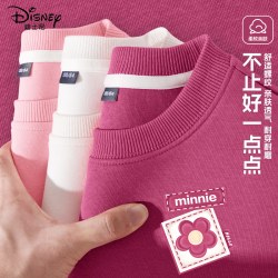 迪士尼 女童卫衣2026新款洋气女宝打底衫童装薄款内搭儿童秋装上衣