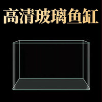 热弯玻璃鱼缸客厅小型水族箱桌面免换水鱼养鱼生态迷你鱼缸裸缸缸