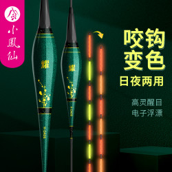 小凤仙 电子夜光漂日夜两用咬钩变色浮漂高灵敏醒目轻口鲫鱼鲤鱼漂