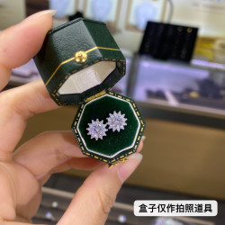 ED气质小太阳花50分银针耳钉/e11