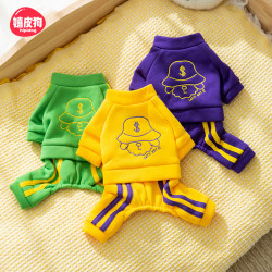 嬉皮狗 [达人]狗狗衣服中小型犬韩版休闲外出舒适卫衣保暖宠物衣服6005