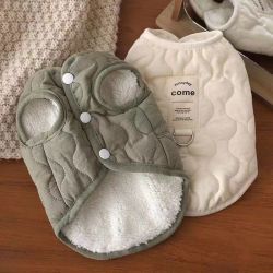 宠物狗狗衣服冬灯笼棉宠物马甲加绒保暖棉衣背心泰迪比熊猫咪服LU