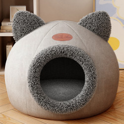 猫窝冬季保暖封闭式安全感猫屋宠物小狗窝四季通用猫咪冬天睡觉用