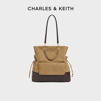 CHARLES & KEITH CHARLES&KEITH秋季女包CK2-30782756-1大容量绒面托特包双肩包